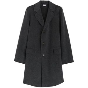 Aspesi, Heren, Mantels, Grijs, Maat: M Wol,