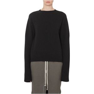 Rick Owens, Dames, Truien, Zwart, Maat: S