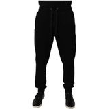 Dolce & Gabbana, Heren, Broeken, Zwart, Maat: XS Katoen,