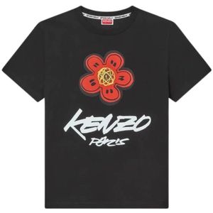 Kenzo, Dames, Tops, Zwart, Maat: XS Katoen,