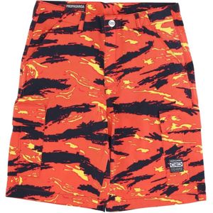 Propaganda, Heren, Korte broeken, Oranje, Maat: XL Katoen,