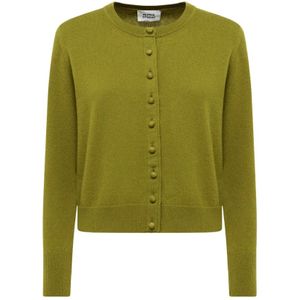 Alpha Studio, Dames, Truien, Groen, Maat: M Wol,