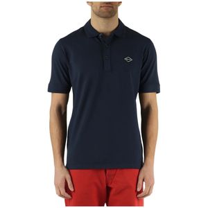 Replay, Heren, Tops, Blauw, Maat: M Katoen,