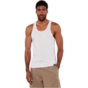 Dsquared2, Heren, Tops, Wit, Maat: M