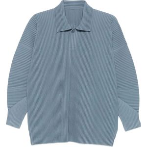 Issey Miyake, Heren, Tops, Blauw, Maat: L