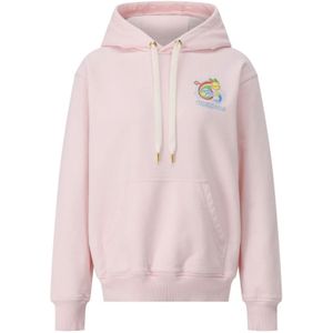 Casablanca, Dames, Sweatshirts & Hoodies, Roze, Maat: XS Katoen,
