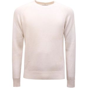 Paolo Pecora, Heren, Truien, Wit, Maat: L Wol,