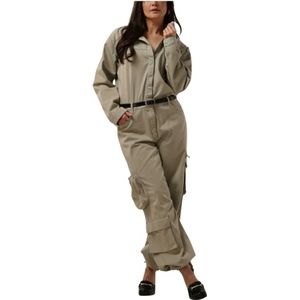 Gestuz, Dames, Jumpsuits & Playsuits, Beige, Maat: L