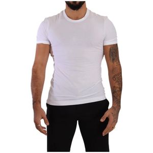 Dolce & Gabbana - T-shirt - Wit - Katoen