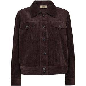 MOS Mosh, Dames, Jassen, Bruin, Maat: XS Katoen,