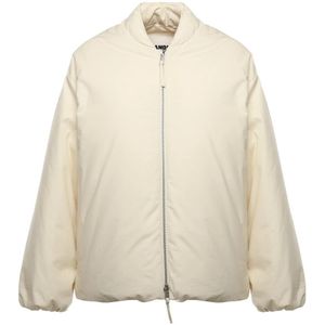 Moncler, Dames, Jassen, Wit, Maat: XS Katoen,