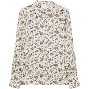 Iblues, Dames, Blouses & Shirts, Veelkleurig, Maat: 2XS Viscose,