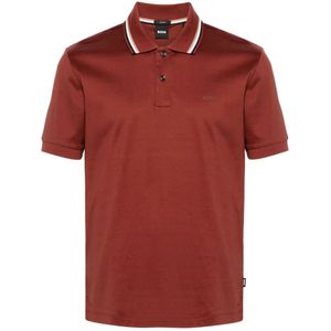 Hugo, Heren, Tops, Rood, Maat: XL Katoen,