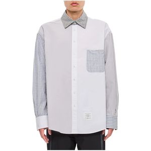 Thom Browne, Heren, Overhemden, Veelkleurig, Maat: S Wol,