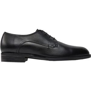 Hugo - Tayil Derby Schoenen - Zwart - Leer