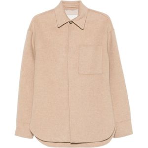 JW Anderson, Dames, Jassen, Beige, Maat: XS Wol,