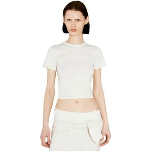 Entire Studios, Dames, Tops, Wit, Maat: XS Jersey,