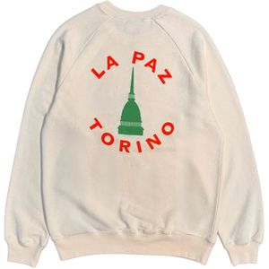 La Paz, Heren, Sweatshirts & Hoodies, Beige, Maat: L Katoen,