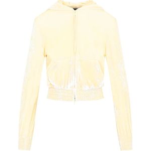 Balenciaga, Dames, Sweatshirts & Hoodies, Beige, Maat: XS Viscose,