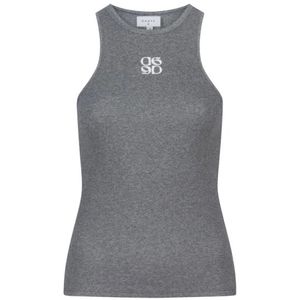 Dante 6, Dames, Tops, Grijs, Maat: L Leer,