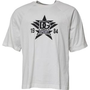 Dolce & Gabbana - Short Sleeve Crewneck T-shirt - Wit - T-shirts