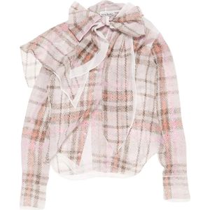 Acne Studios, Dames, Blouses & Shirts, Roze, Maat: XS Zijde,
