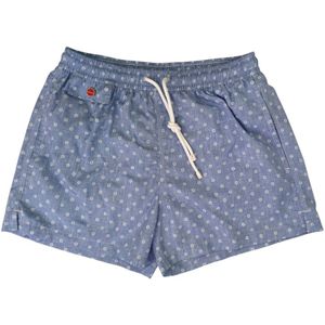 Kiton, Heren, Badkleding, Blauw, Maat: M