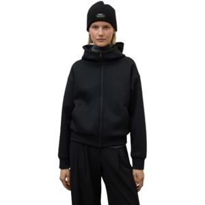 Ecoalf, Dames, Sweatshirts & Hoodies, Zwart, Maat: S Katoen,