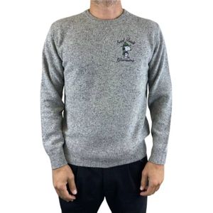 MC2 Saint Barth, Heren, Truien, Grijs, Maat: L Wol,