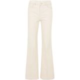 Cartoon - Uitlopende Casual Broek - Beige - Katoen - Met Zakken