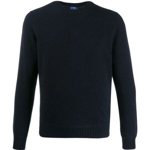 Barba, Heren, Truien, Blauw, Maat: 2XL Katoen,