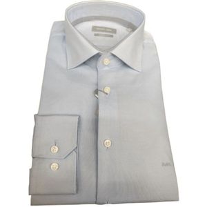 Michael Kors, Heren, Overhemden, Blauw, Maat: 3XL Katoen,