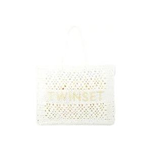 Twinset Shoulder Bags , White , Dames , Maat: ONE Size