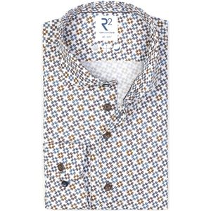R2 Amsterdam, Heren, Overhemden, Veelkleurig, Maat: 3XL