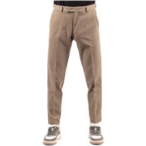 PT Torino, Heren, Broeken, Bruin, Maat: S Leer,