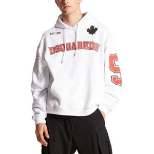 Dsquared2, Heren, Sweatshirts & Hoodies, Wit, Maat: M Katoen,