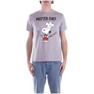 Saint Barth, Heren, Tops, Grijs, Maat: S Katoen,