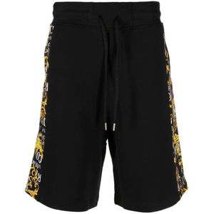 Versace Jeans Couture, Heren, Korte broeken, Zwart, Maat: M