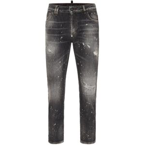 Philipp Plein, Heren, Jeans, Zwart, Maat: W31 Denim,