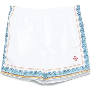 Casablanca, Heren, Badkleding, Wit, Maat: L Zijde,