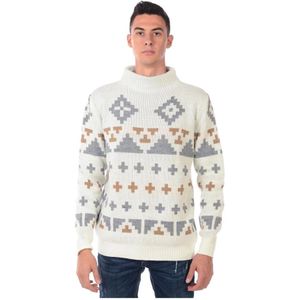 Daniele Alessandrini, Heren, Truien, Wit, Maat: 2XL Wol,