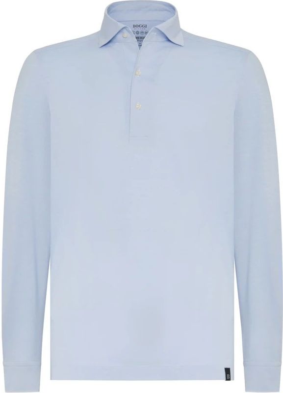 Boggi Milano - Japanese Jersey Polo Shirt - Lichtblauw - Heren