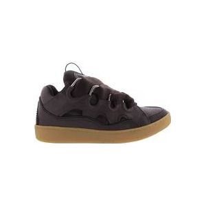 Lanvin Heren Curb Sneaker Bruin , Brown , Heren , Maat: 40 EU