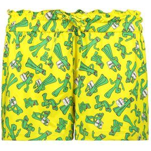 Moschino, Dames, Korte broeken, Geel, Maat: S Zijde,