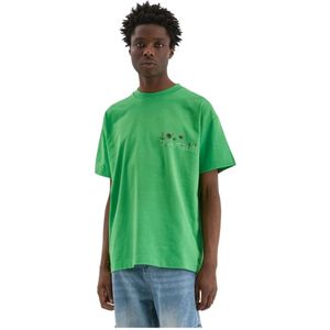 Flâneur, Heren, Tops, Groen, Maat: XS Katoen,