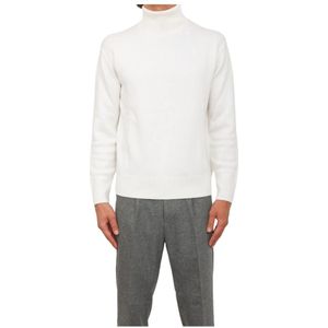 Paolo Pecora, Heren, Truien, Wit, Maat: M Wol,