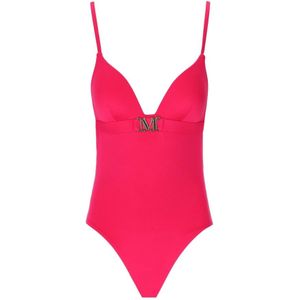 Max Mara, Dames, Badkleding, Roze, Maat: XS Jersey,