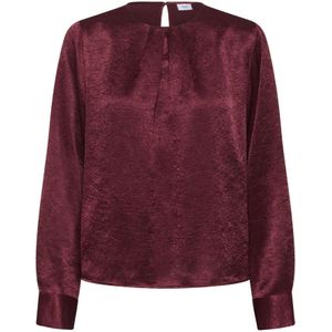 Saint Tropez - Myettesz Blouse - Rood - Dames - 100% Polyester