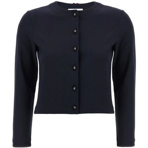 Thom Browne, Dames, Truien, Blauw, Maat: M