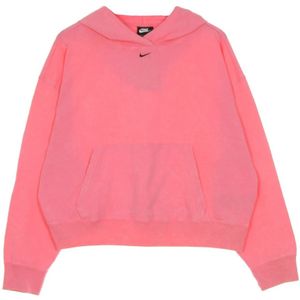 Nike, Dames, Sweatshirts & Hoodies, Roze, Maat: M Katoen,